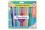 Skrive- & Tegneverktøy - Paper Mate Flair Felt Tip Pens | Medium Point (0.7mm) | Assorted Colours | 12 Count - 2048987
