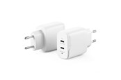 Mobil - Adaptere og ladere - ALOGIC 2X40 Rapid Power 2 Port 40W USB-C GaN Wall Charger - WCG2X40-EU