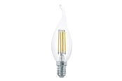 LED-lyspære - EGLO LED-lyspære CF35 Candle 4W/827 350 lumen clear E14 - 110017