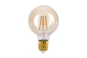 LED-lyspære - EGLO LED-lyspære G80 Globe 4W/822 350 lumen amber E27 - 110052