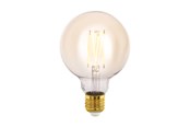 LED-lyspære - EGLO LED-lyspære G95 Globe 4W/817 300 lumen amber dimmable E27 - 110064