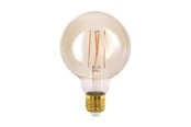 LED-lyspære - EGLO LED-lyspære G95 Globe 4W/822 350 lumen amber E27 - 110053