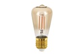 LED-lyspære - EGLO LED-lyspære ST48 Drop 4W/817 300 lumen amber dimmable E27 - 110066