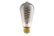 LED-lyspære - EGLO LED-lyspære ST64 Spiral 4W/820 100 lumen smoky dimmable E27 - 110088