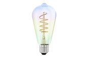 LED-lyspære - EGLO LED-lyspære ST64 Spiral 4W (21W) 1800K Dimmable Violet E27 - 110209
