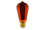 LED-lyspære - EGLO LED-lyspære ST64 Spiral 4W/820 30 lumen copper dimmable E27 - 110094
