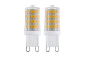 LED-lyspære - EGLO LED-lyspære SMD 3W/830 320 lumen 2-pack G9 - 110154