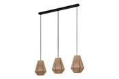 Lamper - EGLO ALDERNEY long table pendant natural - 43786