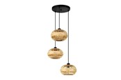 Lamper - EGLO AMSFIELD 1 cluster pendant natural - 43864