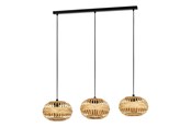 Lamper - EGLO AMSFIELD 1 long table pendant natural - 43863