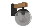 Lamper - EGLO BUFALATA wall lamp black/brown - 900671