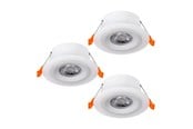 Lamper - EGLO CALONGE recessed spotlight Ø100 mm white 3-pack - 900913