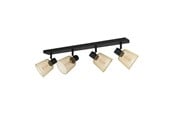 Lamper - EGLO COSLADA spot rail 4L black/brass - 900695
