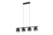 Lamper - EGLO FILAGO long table pendant black/brown - 900186
