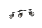 Lamper - EGLO GIRONA spot rail 3L black/brushed brass - 900663