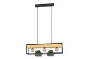 Lamper - EGLO Libertad 1 black brown - 900349