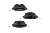 Lamper - EGLO AGULO recessed spotlight black - 75673
