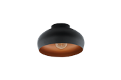 Lamper - EGLO MOGANO 2 ceiling lamp Ø280 mm black/copper - 900555