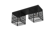 Lamper - EGLO PIEDRITAS ceiling lamp 515x180 mm black - 900356