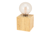 Lamper - EGLO PRESTWICK 2 table lamp brown wood - 43733