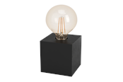Lamper - EGLO PRESTWICK 2 table lamp black wood - 43734