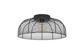 Lamper - EGLO ROUNDHAM pendant lamp Ø450 mm black/brushed brass - 43964