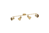 Lamper - EGLO SERAS spotlight rail 4L brushed brass/gold - 900173