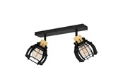 Lamper - EGLO Stillington 1 black brown - 43927