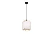Lamper - EGLO SURFLEET pendant lamp wood/white - 43874