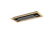 Lamper - EGLO TIRRENARA Ceiling lamp with remote control 780x305 mm black/brown - 900604