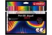 Hobbyartikler - STABILO Pen 68 ARTY carton pack of 30 brush pens - 204032