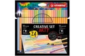 Hobbyartikler - STABILO Pen 68/88 Arty cardboard box of 24 pens in 12 colors - 204087