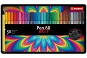 Skrive- & Tegneverktøy - STABILO Pen 68 Arty metal tin of 30 colors - 6830-7