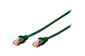 Nettverkskabel - DIGITUS patch cable - 50 cm - green RAL 6016 - 0.5m - DK-1644-005/G