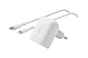 Mobil - Adaptere og ladere - Belkin BOOST CHARGE power adapter - 24 pin USB-C - 20 Watt - WCA006VF1MWH-B5