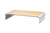 Dokkingstasjon - j5create Wood Monitor Stand with Docking Station - JCT425-N