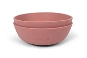 Babyutstyr - Filibabba Silicone bowl 2-pack - Rose - FI-02274