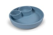 Babyutstyr - Filibabba Silicone divided plate - Powder Blue - FI-02291