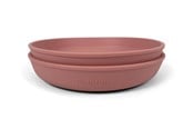Babyutstyr - Filibabba Silicone plate 2-pack Rose - FI-02271