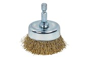 Bormaskin & Bits - Makita 50MM BRASS COATED WIRE CUP BRUSH - D-73617