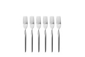 Kjøkkenredskaper - Gense Cake fork Twist 16 cm 6 pieces Glossy steel - 20591