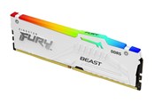 RAM - Kingston FURY Beast RGB DDR5-5600 - 16GB - CL36 - Single Channel (1 pcs) - AMD EXPO & Intel XMP - Hvit med RGB - KF556C36BWEA-16