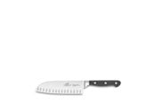 Kjøkkenredskaper - Lion Sabatier Santoku knife Pluton 18 cm Steel/Black - 20481