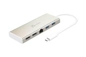 Dokkingstasjon - j5create USB Type-C Dual HDMI Mini Dock (with Ethernet and PD) - JCD381-N