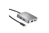 Dokkingstasjon - j5create 5-in-1 Multi-Port Adapter (with Ethernet and PD) - JCD391-N
