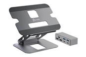Dokkingstasjon - j5create Multi-Angle Dual HDMI Docking Stand (with Ethernet) - JTS427-N