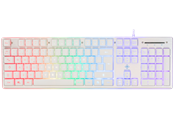 Tastatur - Deltaco GAMING Full Size - Gamingtastatur - Nordisk - Hvit - GAM-021-RGB-W