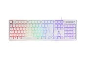 Tastatur - Deltaco GAMING Full Size - Gamingtastatur - Nordisk - Hvit - GAM-021-RGB-W