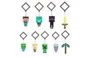 Reklameartikler - Paladone - Minecraft Backpack Buddies (Assorted) - Nøkkelring - PP10844MCF
