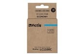 Printertilbehør blekk/toner - Actis standard KB-1100C - Economy - cyan - ink cartridge (alternative for: Brother LC980C Brother LC65HYC Brother LC1100HYC) - KB-1100C
